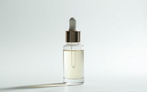 Gros plan d'un produit de soin de la peau avec de l'acide hyaluronique.